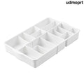 Adjustable Drawer Dividers 12-Pack - Expandable Kitchen Drawer Organizers for Utensils Clothes Office Supplies - Home