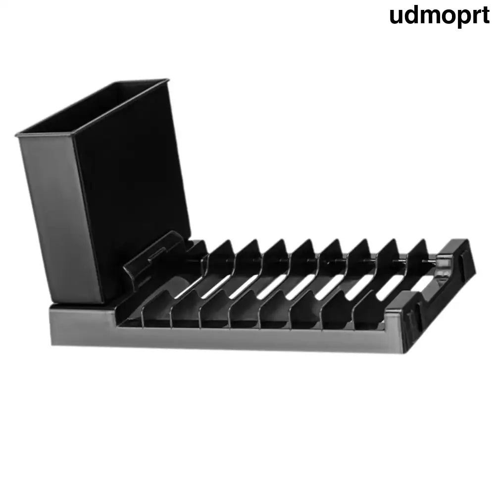 Collapsible Dish Drying Rack - Space Saving Kitchen Sink Dish Drainer with Utensil Holder - Kitchen Gadgets