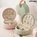 Travel Jewelry Organizer Case - Portable Jewelry Storage Box - Travel Accessories